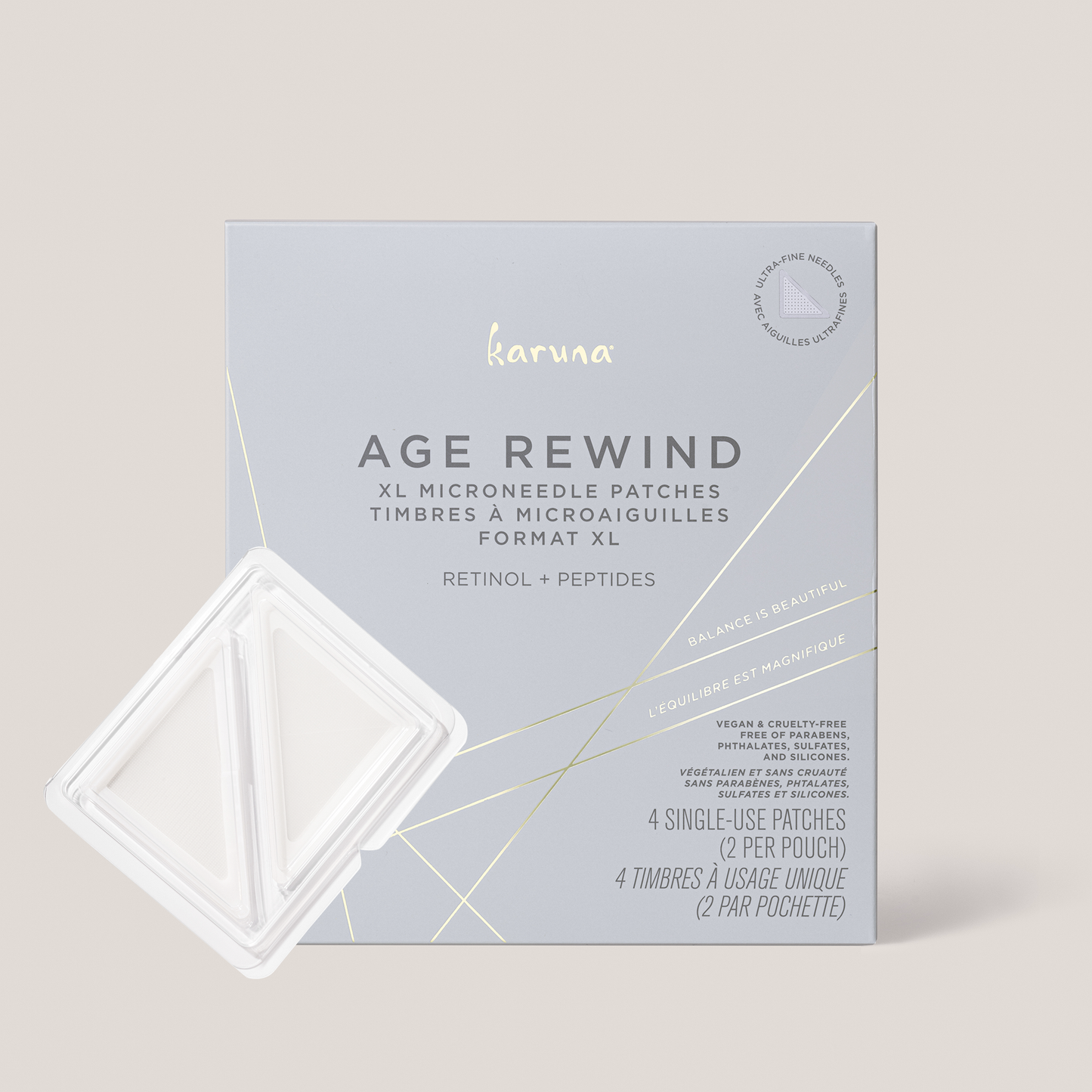 Age Rewind XL Microneedle Patches (2 Pairs / 4 Patches)