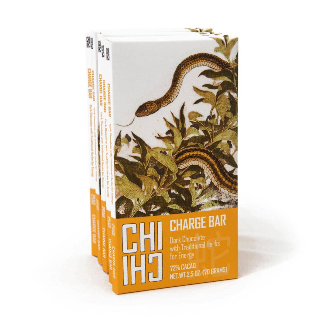 CHARGE Bars Pack (10 bars total) Vegan Herbal Chocolate Bars