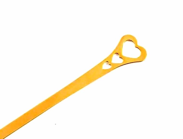 GOLD Heart Shaped Tea Infuser & Spoon Stainless Steel