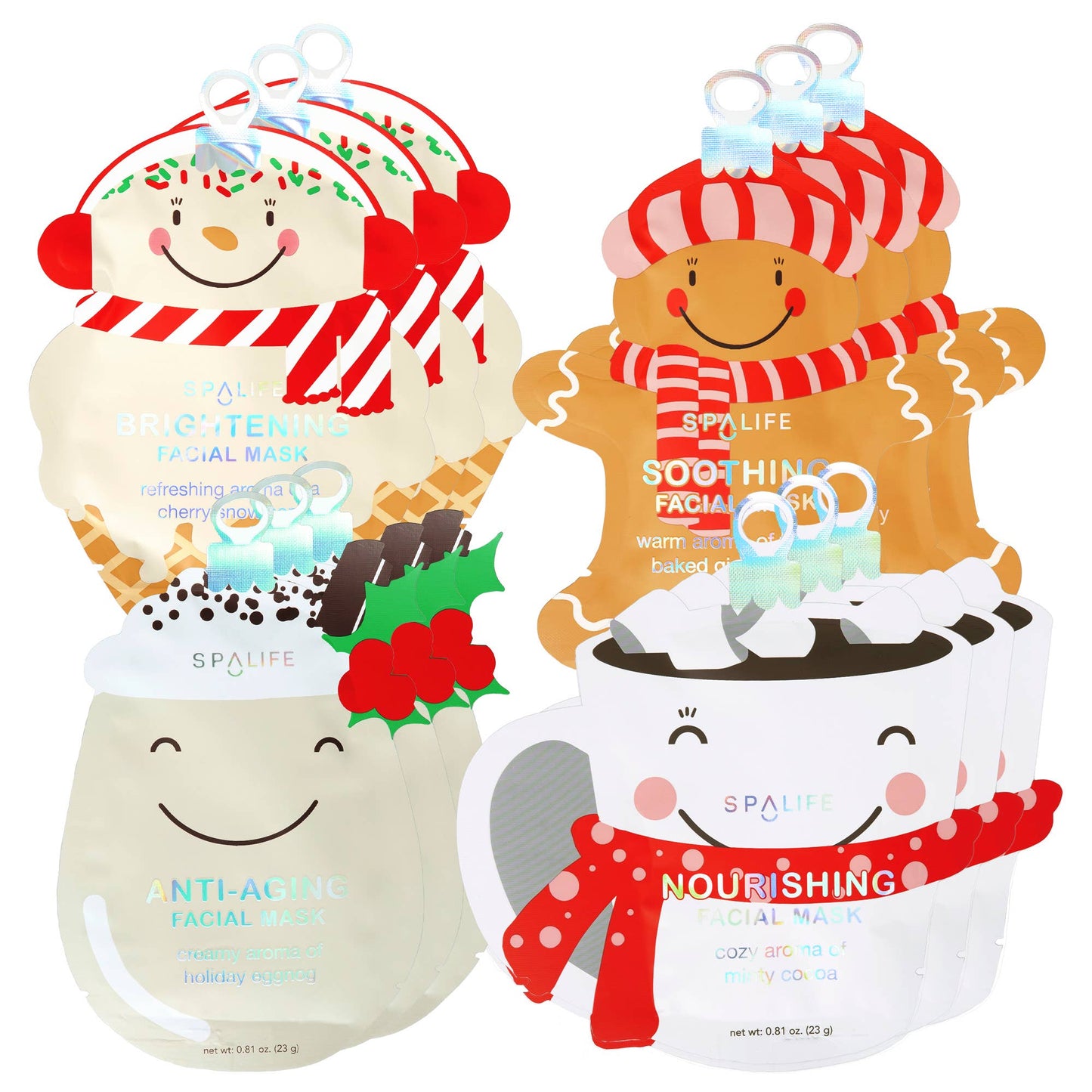 Holiday Treats Christmas Skincare Masks