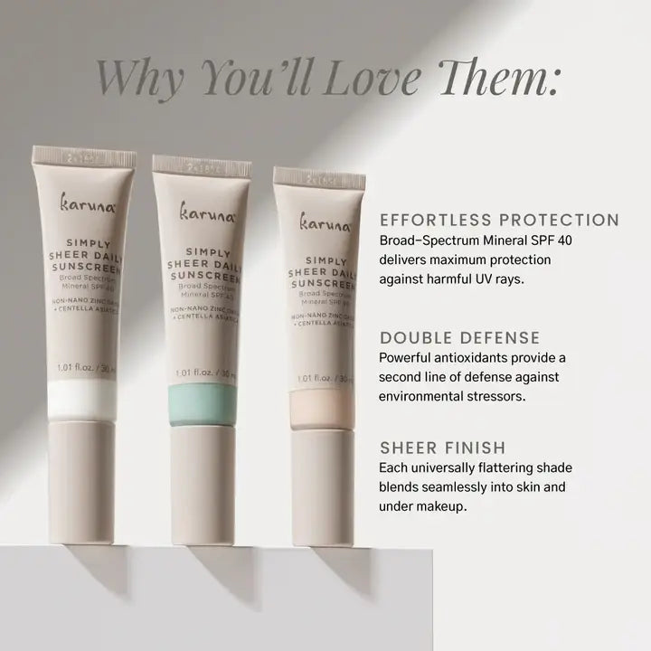 Simply Sheer Daily Sunscreen SPF 40 - Glow Booster