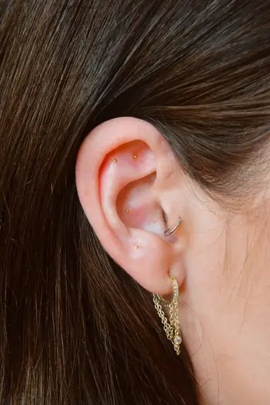 24K Gold 20 PC Ear Seed Kit - Pack of 8
