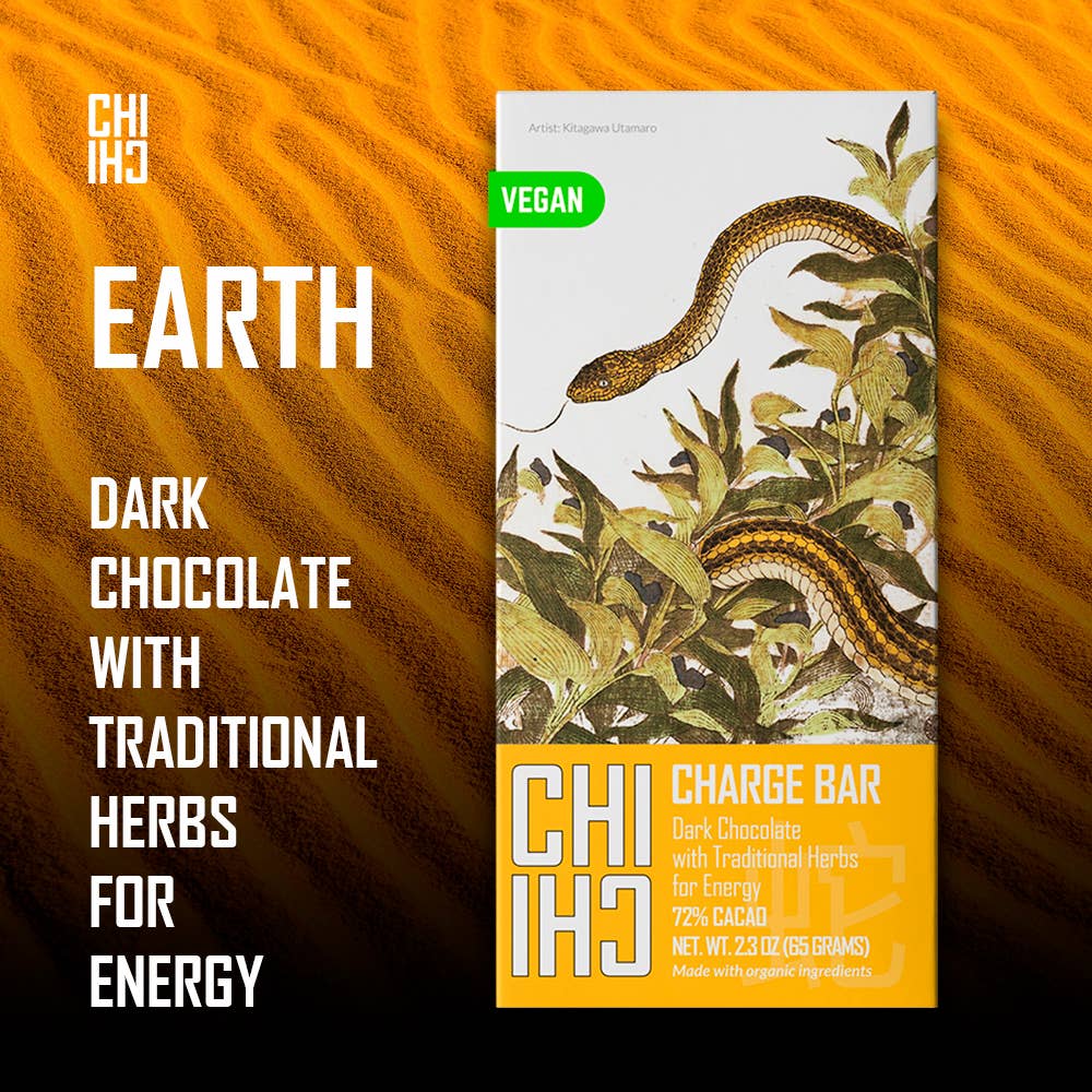 CHARGE Bars Pack (10 bars total) Vegan Herbal Chocolate Bars