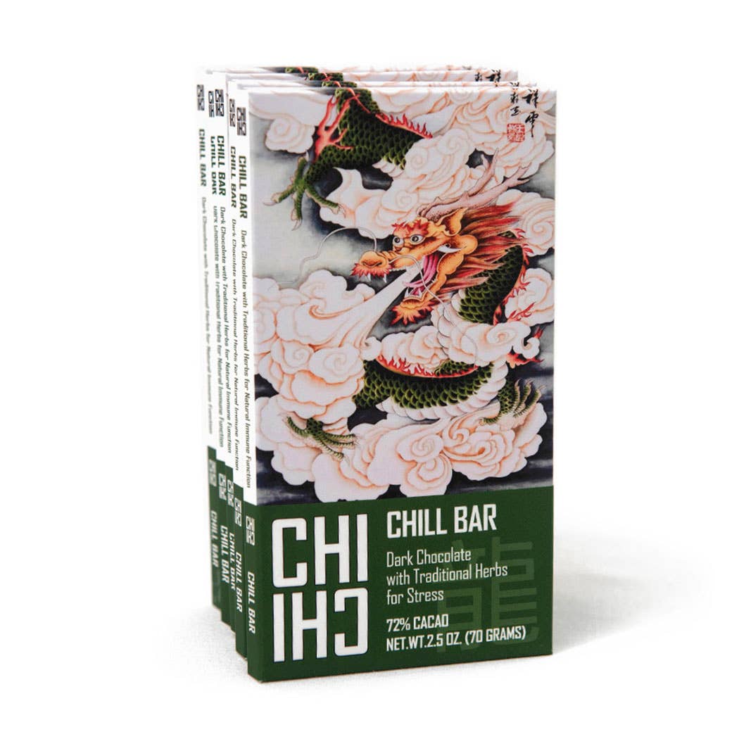 CHILL Bars Pack (10 bars total) Vegan Herbal Chocolate Bars