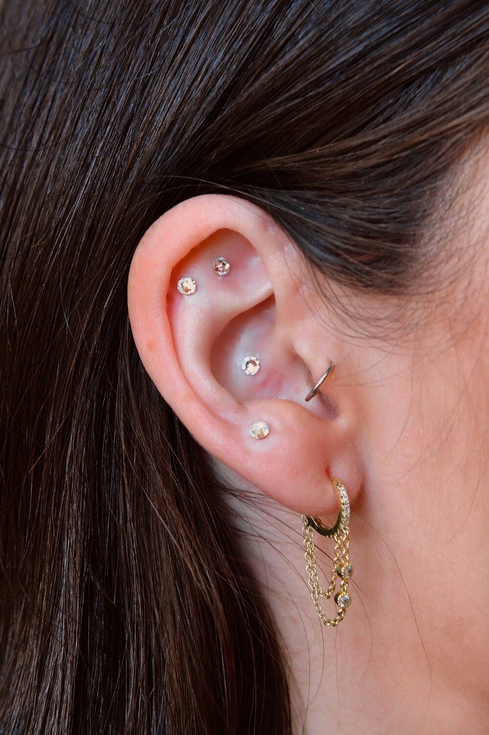 Clear Crystal 20 PC Ear Seed Kit