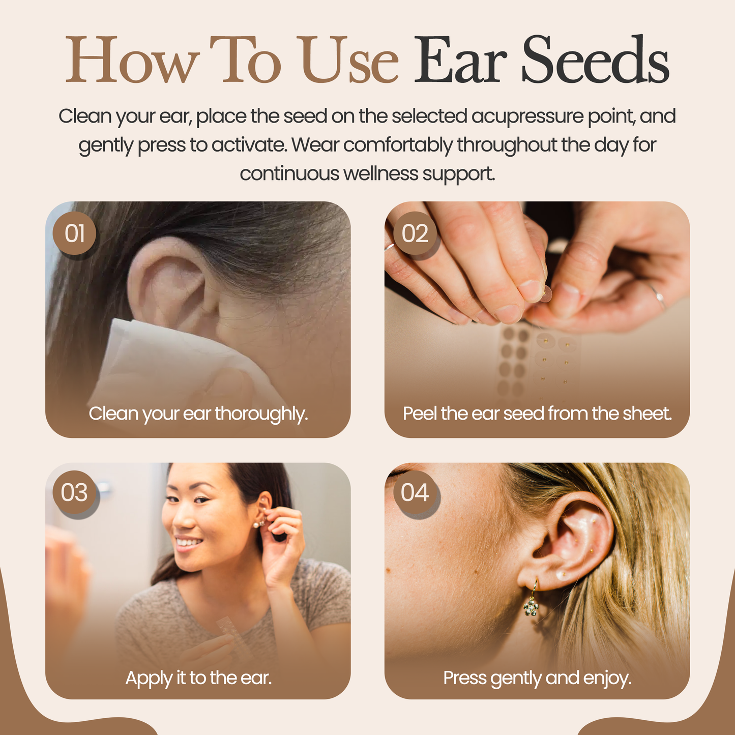24K Gold Ear Seed Strips in Bulk @ Wholesale Prices