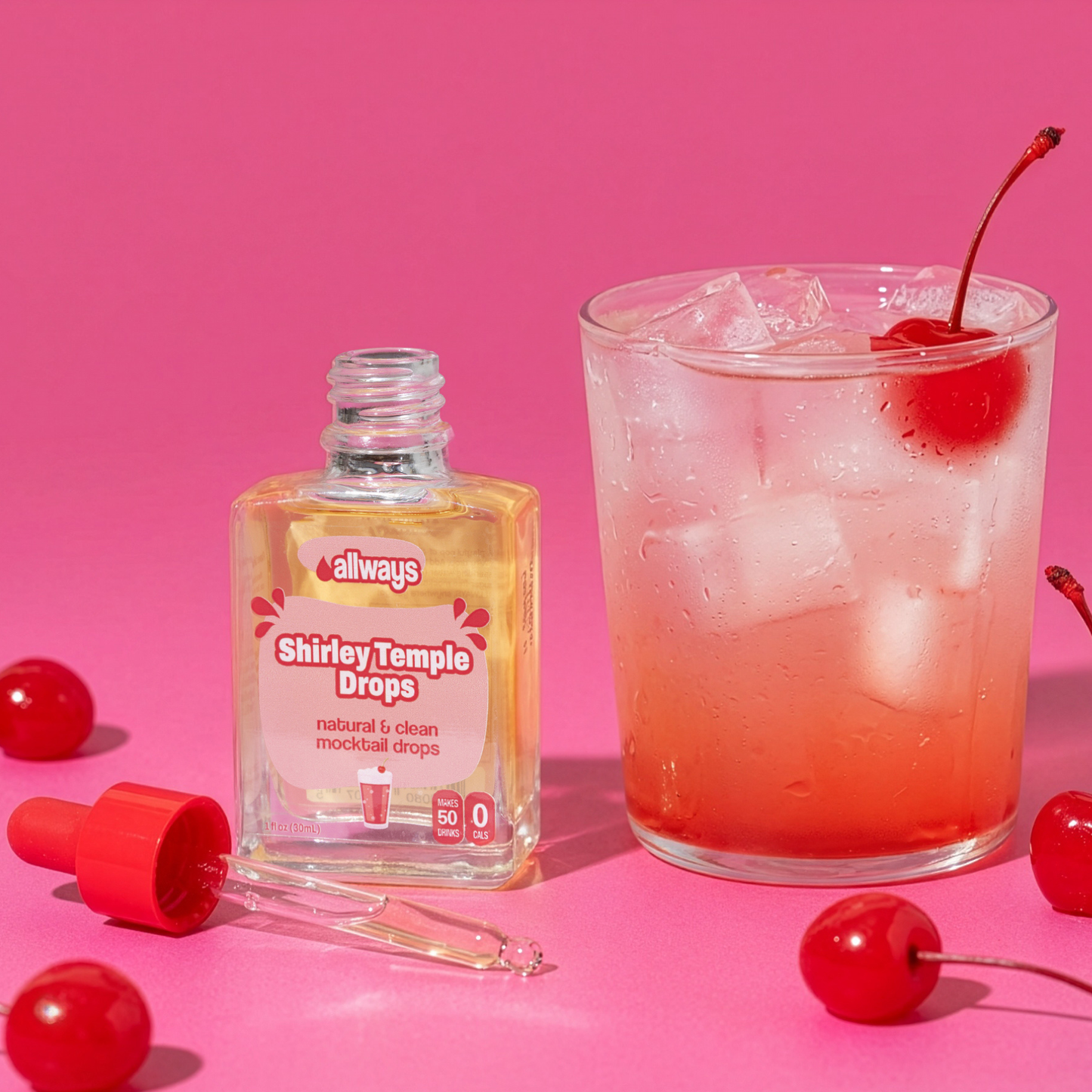 Shirley Temple Drops, Natural Flavor, 1 oz, 50 Servings