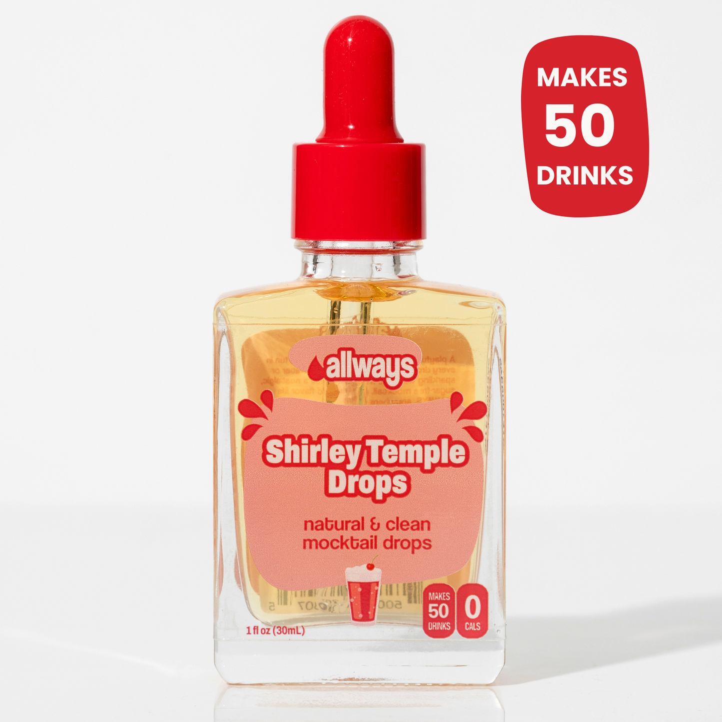 Shirley Temple Drops, Natural Flavor, 1 oz, 50 Servings