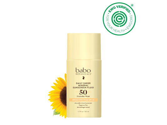 Daily Sheer Mineral Sunscreen Fluid SPF50
